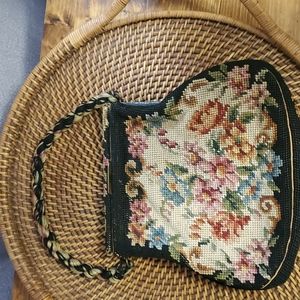 Vintage needlepoint handbag